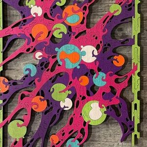Colorful Abstract Puzzle Art